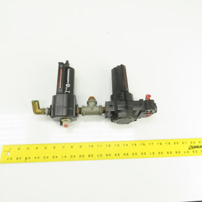Norgren L74M-4AP-QDN F64G-NNN-AD3 Pneumatic Filter Lubricator Assembly 250PSI