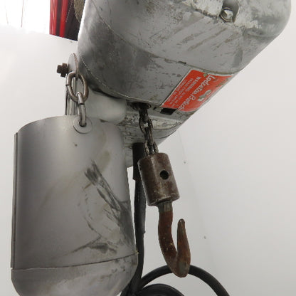 CM Model F 1/2 Ton 1000 LB Electric Chain Hoist 9'-6" Lift 16FPM 230/460V 3PH