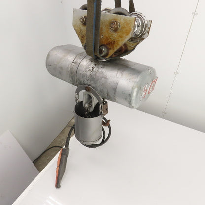 CM Model F 1/2 Ton 1000 LB Electric Chain Hoist 9'-6" Lift 16FPM 230/460V 3PH