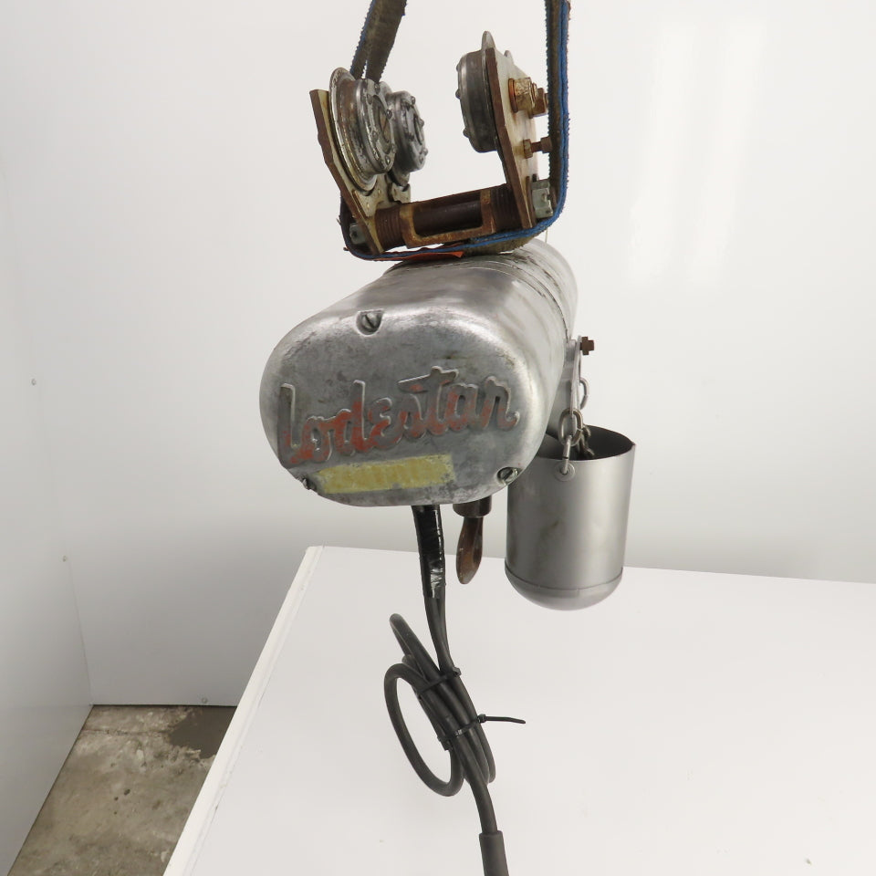 CM Model F 1/2 Ton 1000 LB Electric Chain Hoist 9'-6" Lift 16FPM 230/460V 3PH