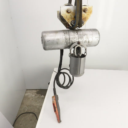 CM Model F 1/2 Ton 1000 LB Electric Chain Hoist 9'-6" Lift 16FPM 230/460V 3PH