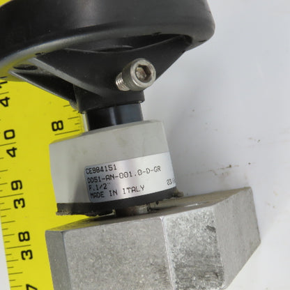 Elesa DD51-AN-001.0-D-GR Mechanical Positioner W/Indicator & Mount 8-3/4" Travel