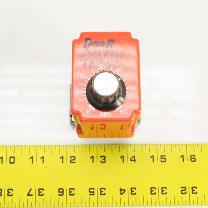 NCC T3K-3600-461 Solid State Timer 36-3600 SEC 120VAC Input W/Base