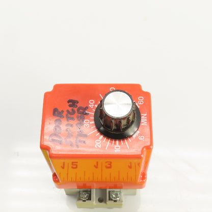 NCC T3K-3600-461 Solid State Timer 36-3600 SEC 120VAC Input W/Base