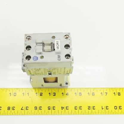 Allen Bradley 100-C30Z*00 Ser C 600V AC Contactor W/24V DC Coil