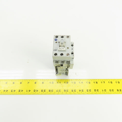 Allen Bradley 100-C30Z*00 Ser C 600V AC Contactor W/24V DC Coil