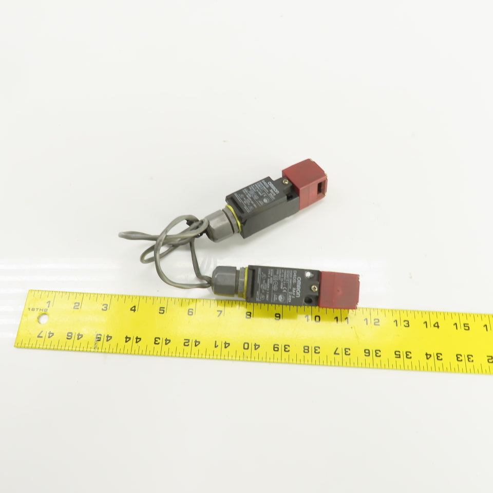 Omron D4DS-3AFS Safety Interlock Switch 400V No Keys Lot Of 2