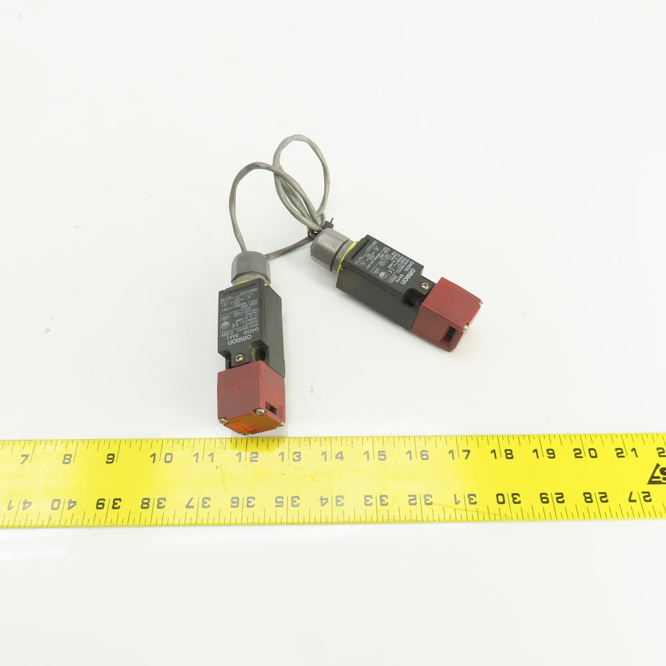 Omron D4DS-3AFS Safety Interlock Switch 400V No Keys Lot Of 2