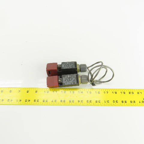 Omron D4DS-3AFS Safety Interlock Switch 400V No Keys Lot Of 2
