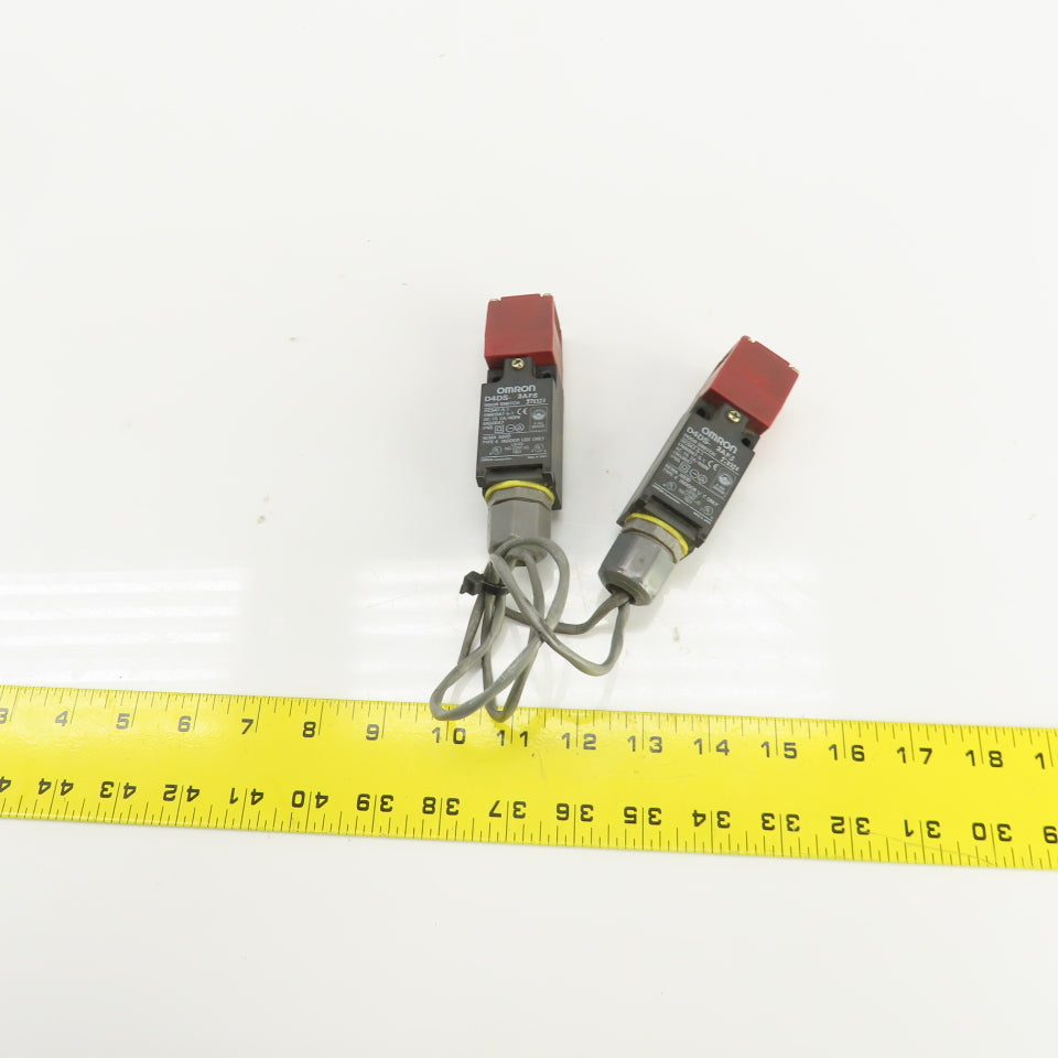 Omron D4DS-3AFS Safety Interlock Switch 400V No Keys Lot Of 2