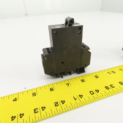 Allen Bradley 1492-GS2G100 10A Mini Circuit Breaker 2 Pole 277/480V Lot Of 3