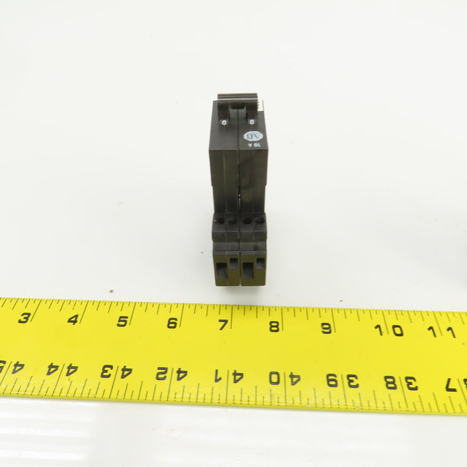Allen Bradley 1492-GS2G100 10A Mini Circuit Breaker 2 Pole 277/480V Lot Of 3