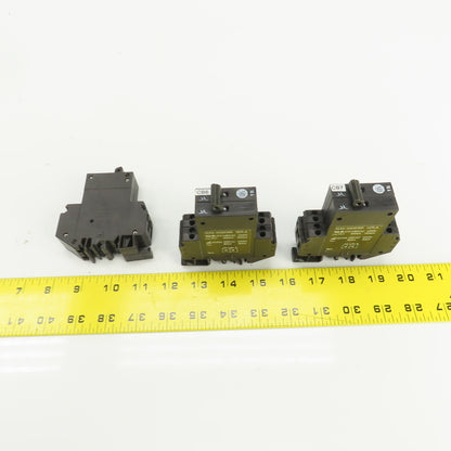 Allen Bradley 1492-GS2G100 10A Mini Circuit Breaker 2 Pole 277/480V Lot Of 3