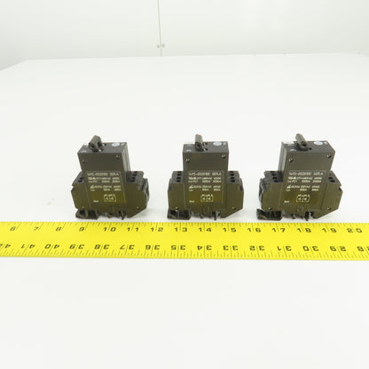 Allen Bradley 1492-GS2G100 10A Mini Circuit Breaker 2 Pole 277/480V Lot Of 3