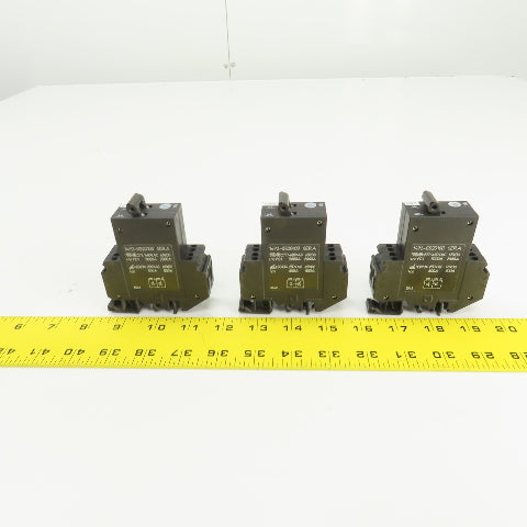 Allen Bradley 1492-GS2G100 10A Mini Circuit Breaker 2 Pole 277/480V Lot Of 3