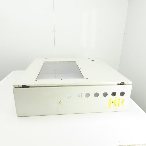Hoffman 30" x 30" x 8" Wall Mount Electrical Enclosure W/Backplate & Hinged Door