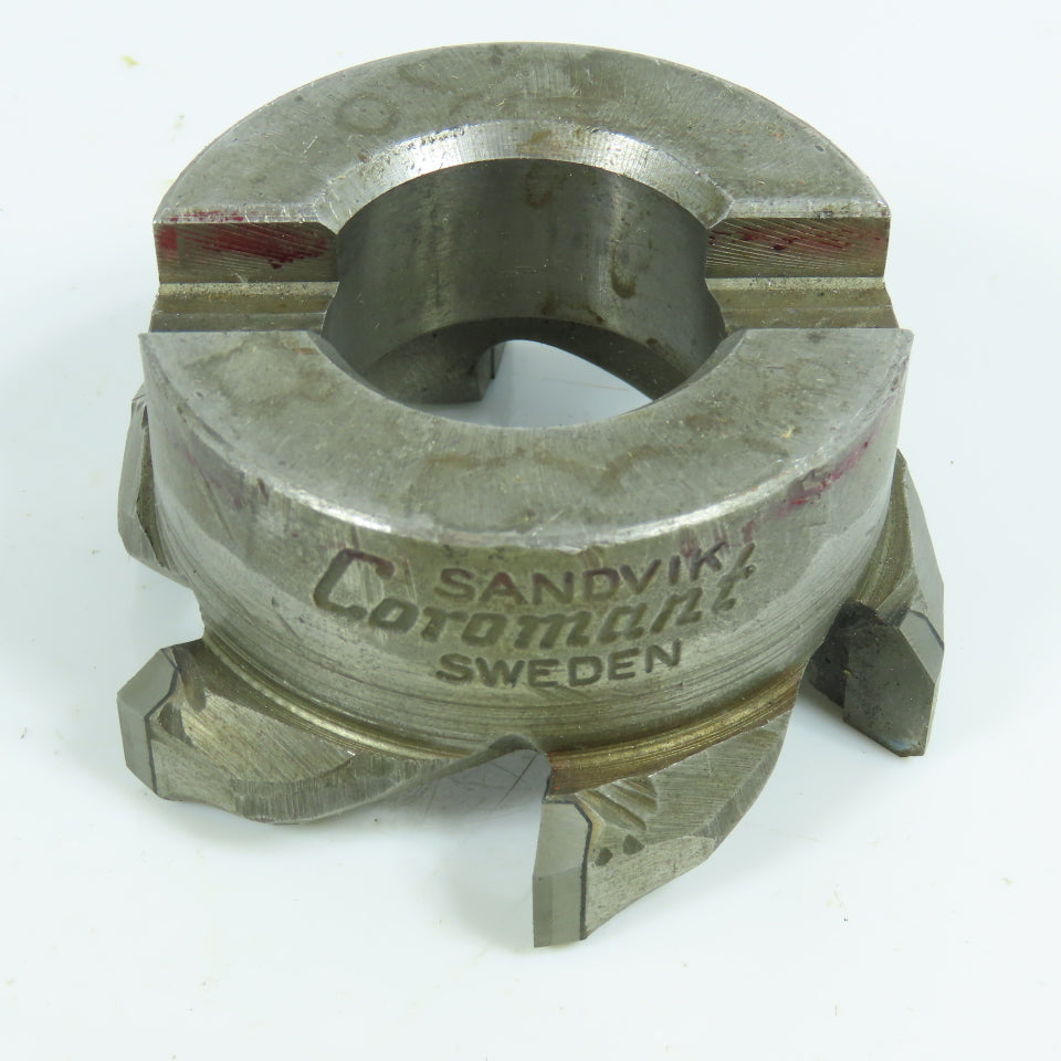 Sandvik 2.90" OD Carbide Tipped Face Mill Cutter 1-1/4" Bore