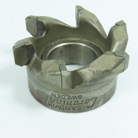 Sandvik 2.90" OD Carbide Tipped Face Mill Cutter 1-1/4" Bore