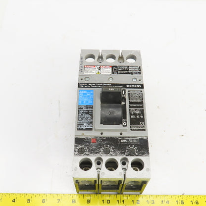 Siemens FXD63B225 FXD6-A Sentron Ser B 225A Circuit Breaker 600V 3 Pole