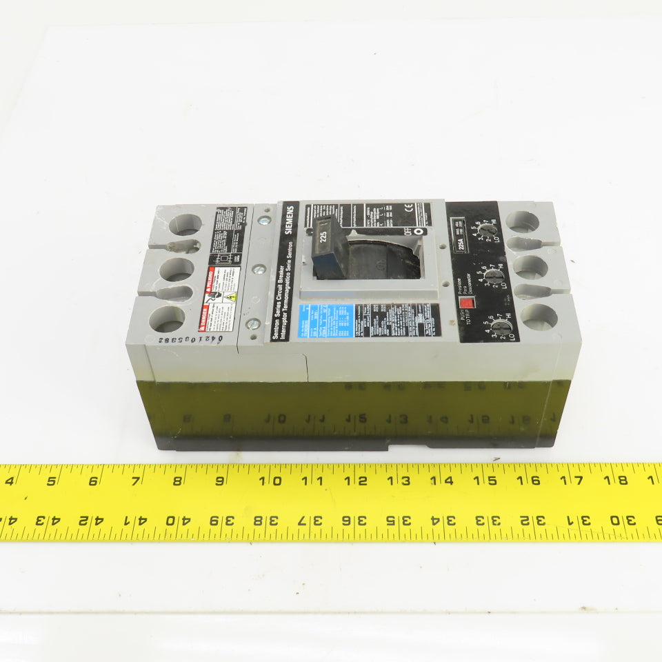 Siemens FXD63B225 FXD6-A Sentron Ser B 225A Circuit Breaker 600V 3 Pole