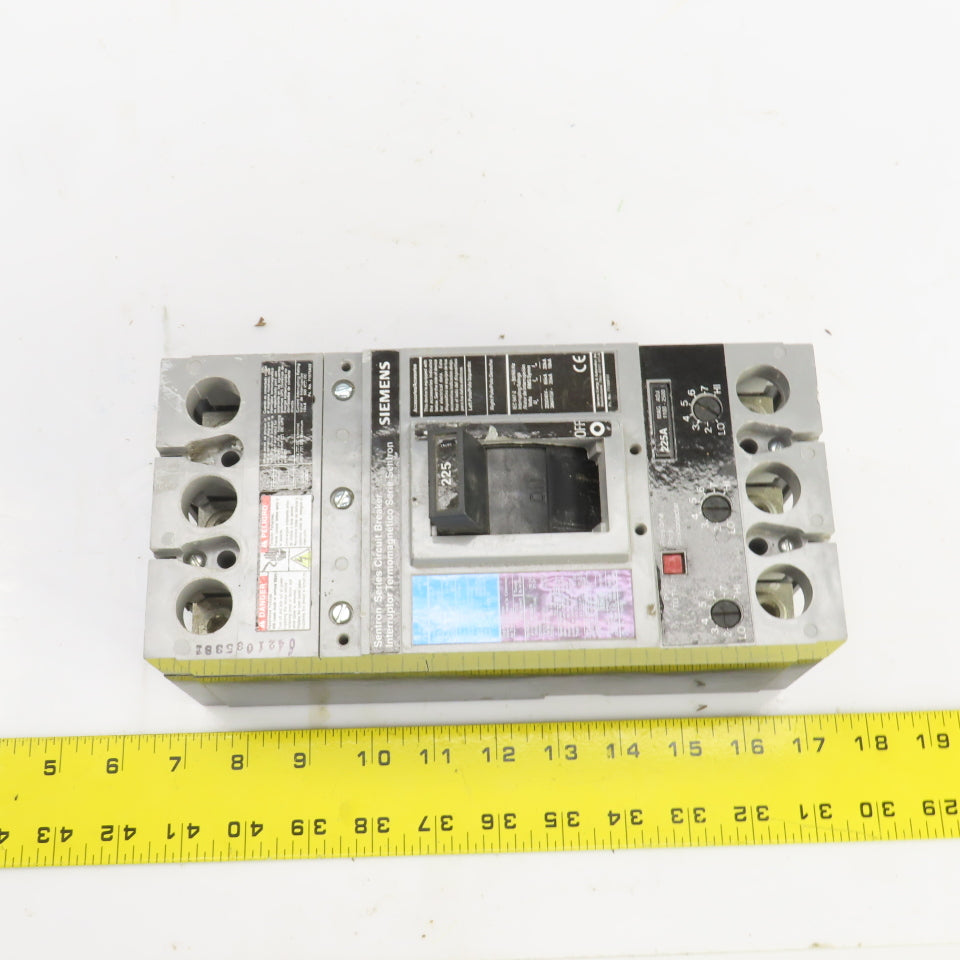 Siemens FXD63B225 FXD6-A Sentron Ser B 225A Circuit Breaker 600V 3 Pole