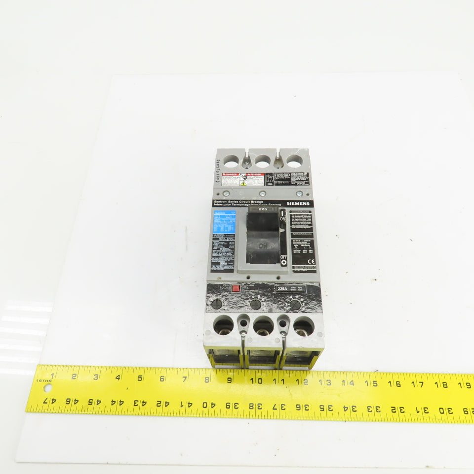 Siemens FXD63B225 FXD6-A Sentron Ser B 225A Circuit Breaker 600V 3 Pole