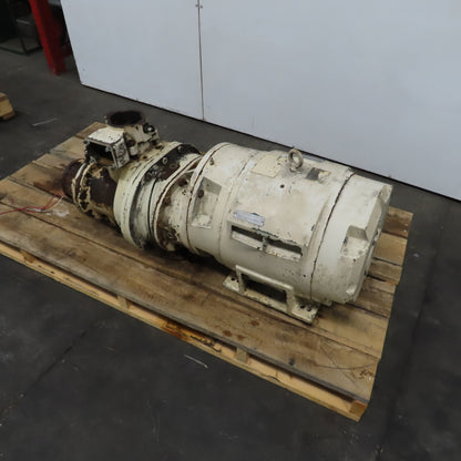 Reliance 75HP AC Electric Motor 1770RPM 200V 3PH W/Compressor SSR-EP75 320CFM