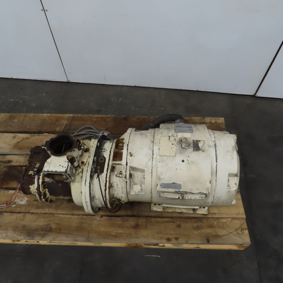 Reliance 75HP AC Electric Motor 1770RPM 200V 3PH W/Compressor SSR-EP75 320CFM