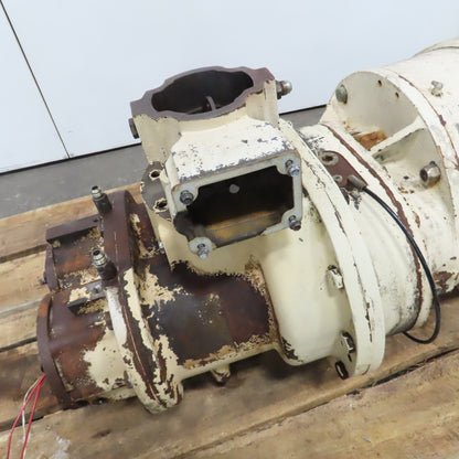 Reliance 75HP AC Electric Motor 1770RPM 200V 3PH W/Compressor SSR-EP75 320CFM