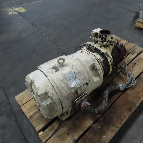 Reliance 75HP AC Electric Motor 1770RPM 200V 3PH W/Compressor SSR-EP75 320CFM
