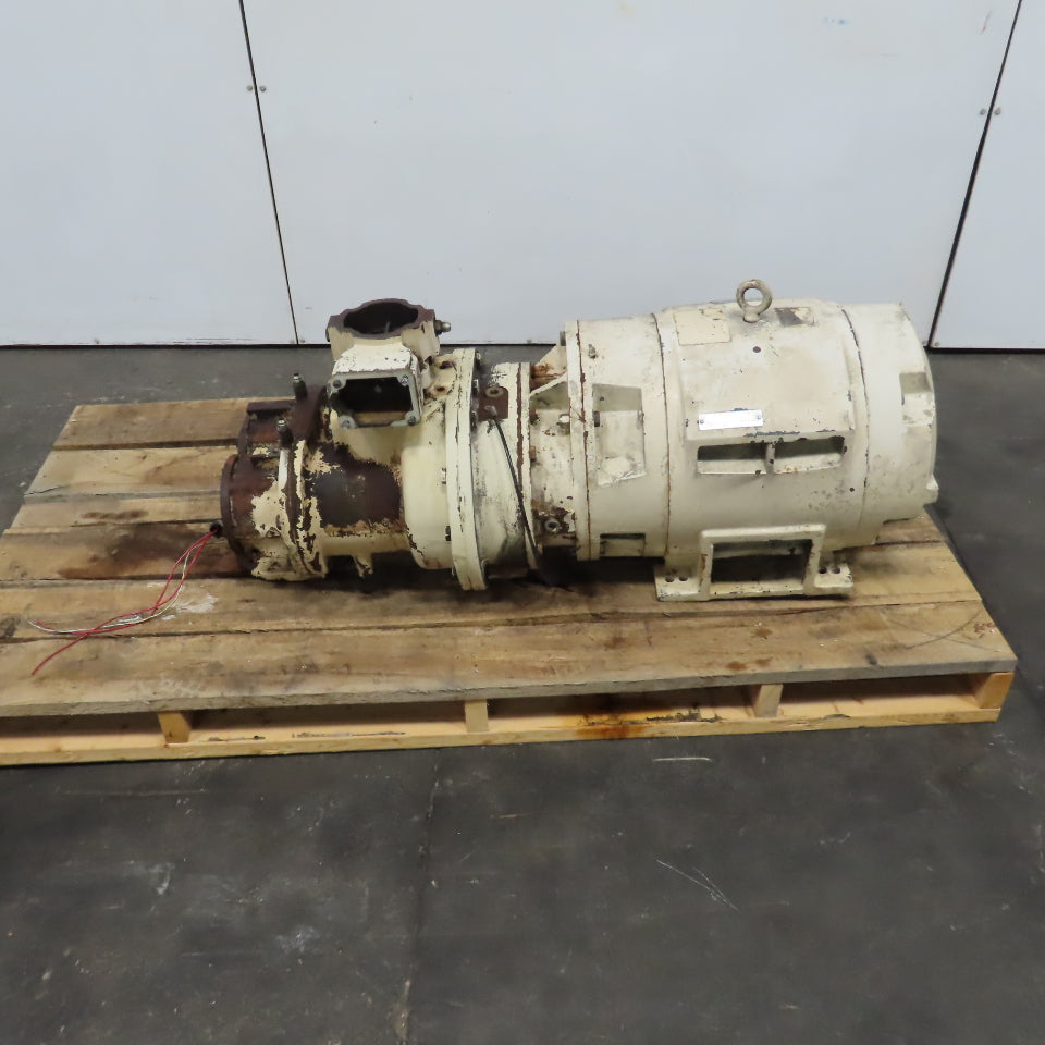 Reliance 75HP AC Electric Motor 1770RPM 200V 3PH W/Compressor SSR-EP75 320CFM