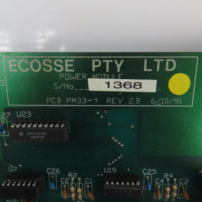 Ecosse PTY PCB PM33-1 Rev 2.B Power Module