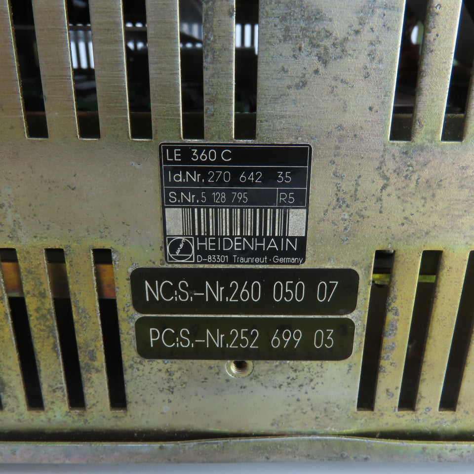 Heidenhain 270-642-35 PLC Controller W/Boards 270-637-02  263-421-01