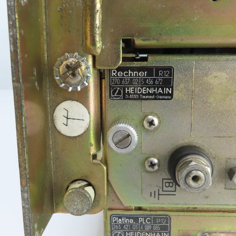 Heidenhain 270-642-35 PLC Controller W/Boards 270-637-02  263-421-01