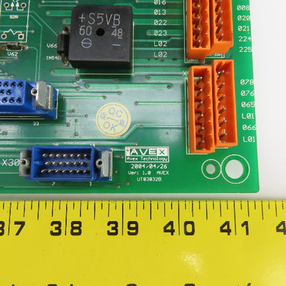 Avex Tech CNC MM-R-001B UT0302B 4020319326 Circuit Board Fortune V Center MV-55