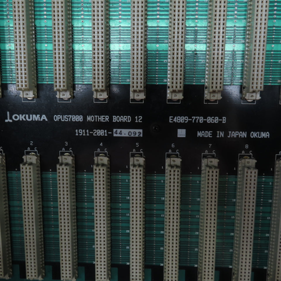 Okuma E7191-855-019-2 Opus 7000 CPU/IF Rack 12 Slot W/	E4809-436-093