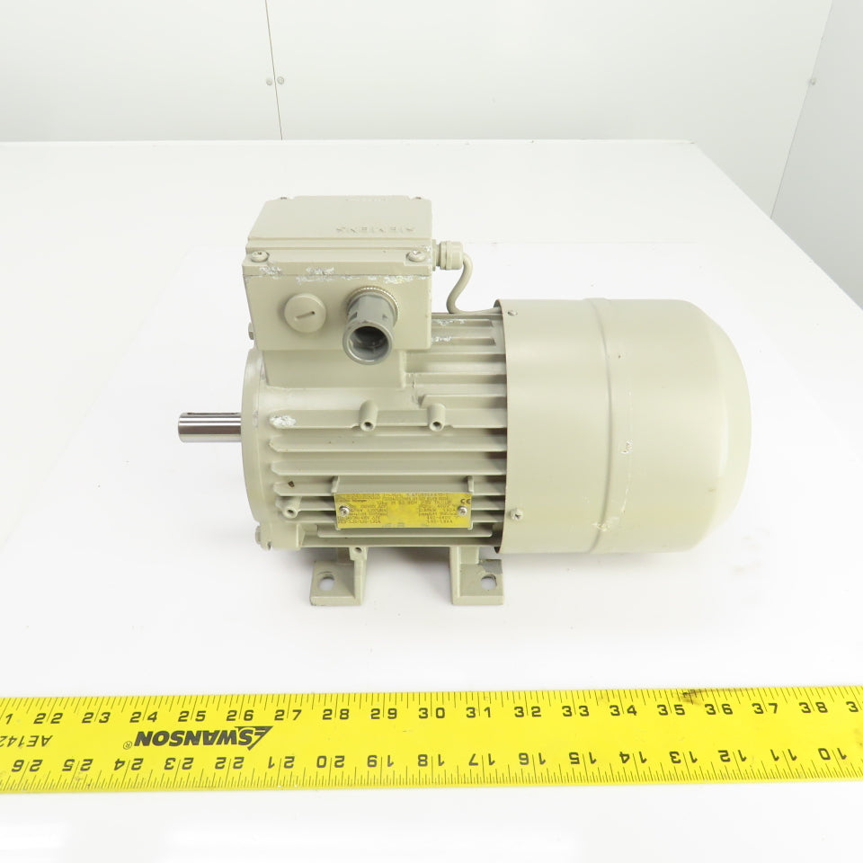 Siemens 1LA70834AA10-Z 0.86kW AC Electric Motor 440-480V 3PH W/Brake 24V