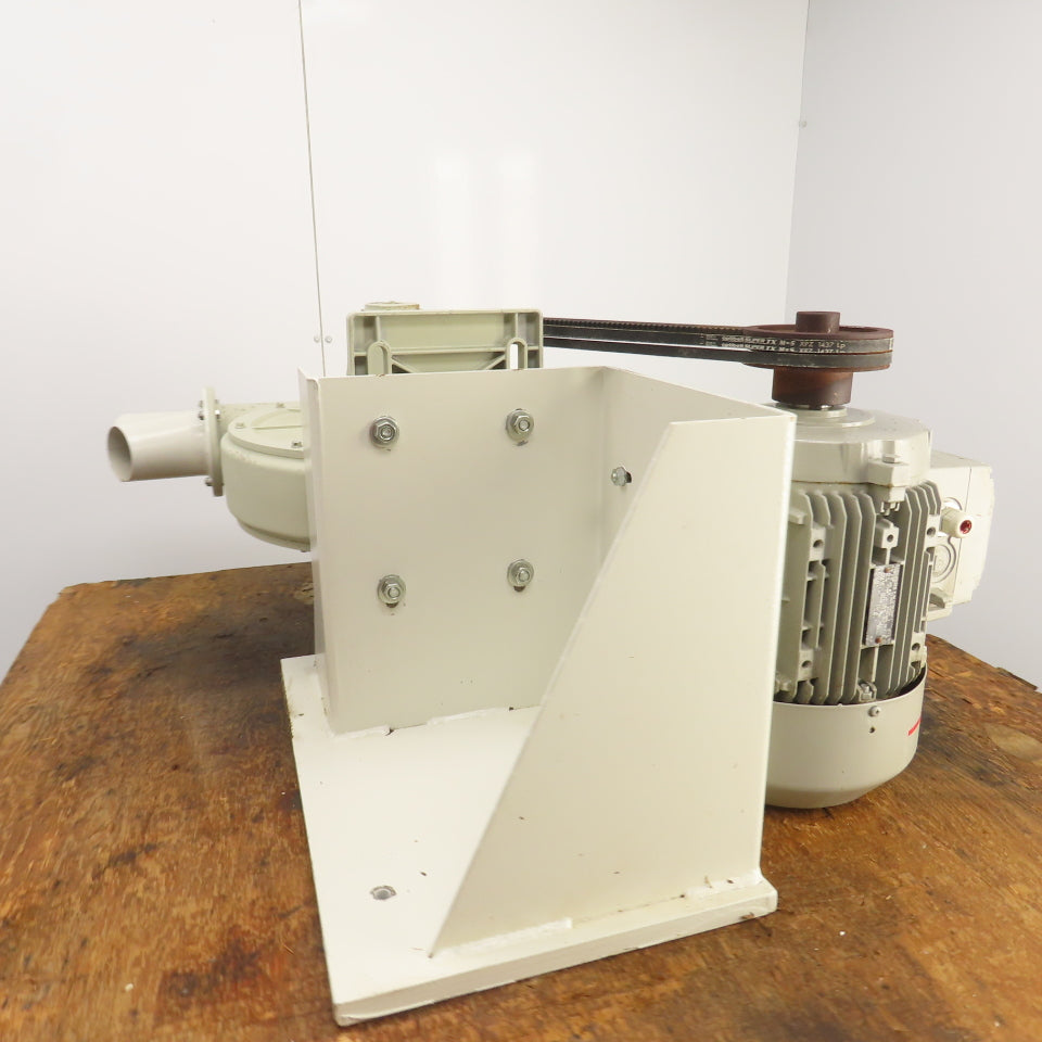 Elektror HRD60/S384 6.3kW Belt Driven High Pressure Blower 3525RPM 460V 3PH