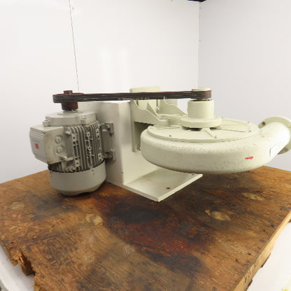 Elektror HRD60/S384 6.3kW Belt Driven High Pressure Blower 3525RPM 460V 3PH