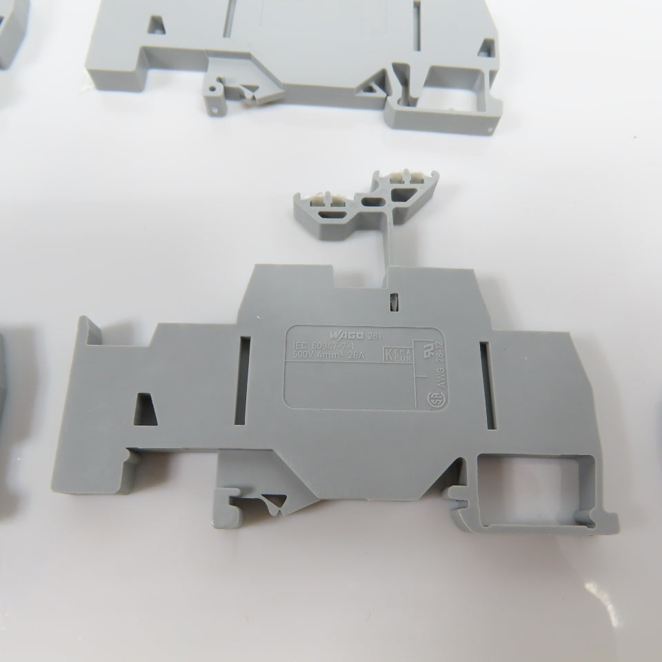 Wago 51239109 XCFR2 30x 281-620 Double Decker Terminal Blocks 600V 25A Lot Of 13