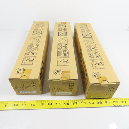 Dell 5100cn Laser Printer Toner Cartridges Cyan / Magenta / Yellow Lot Of 3