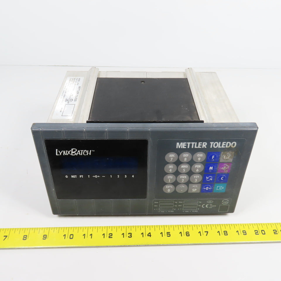 Mettler Toledo LYNX Batch Scale Controller Indicator 120V LBPA 0710000