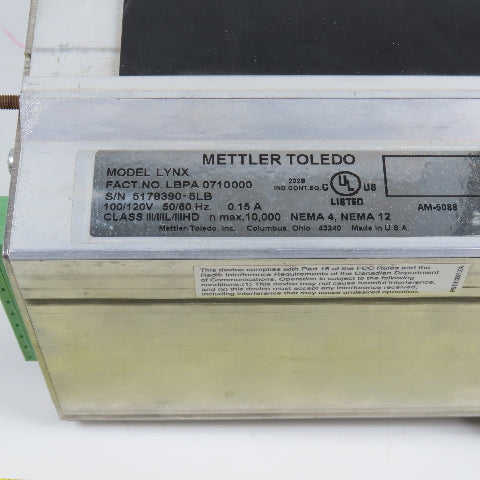 Mettler Toledo LYNX Batch Scale Controller Indicator 120V LBPA 0710000