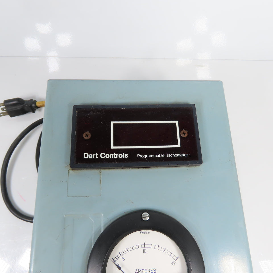 Dart Controls DM4004 Programmable Tachometer W/Amp Gauge & Enclosure 120V
