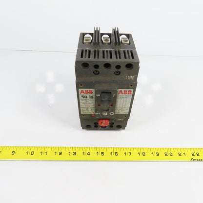 ABB MCP 50A Motor Circuit Breaker Protector 480VAC W/Adjustable Magnetic Trip