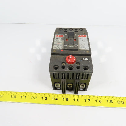 ABB MCP 50A Motor Circuit Breaker Protector 480VAC W/Adjustable Magnetic Trip
