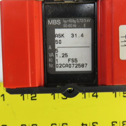 MBS ASK 31.4 Current Transformer 5A 1.25VA 50/60HZ