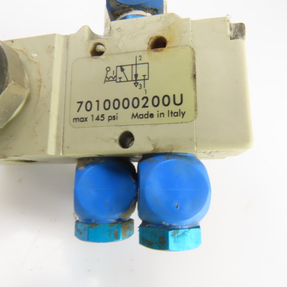 Metal Work Pneumatic 7010000200U Manual Air Valve 145PSI W/Festo GR-1/8 B