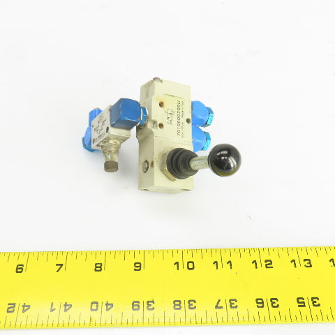 Metal Work Pneumatic 7010000200U Manual Air Valve 145PSI W/Festo GR-1/8 B