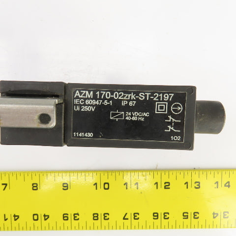 Schmersal AZM 170-02ZRK-ST-2197 Safety Switch 24VDC 40-60HZ
